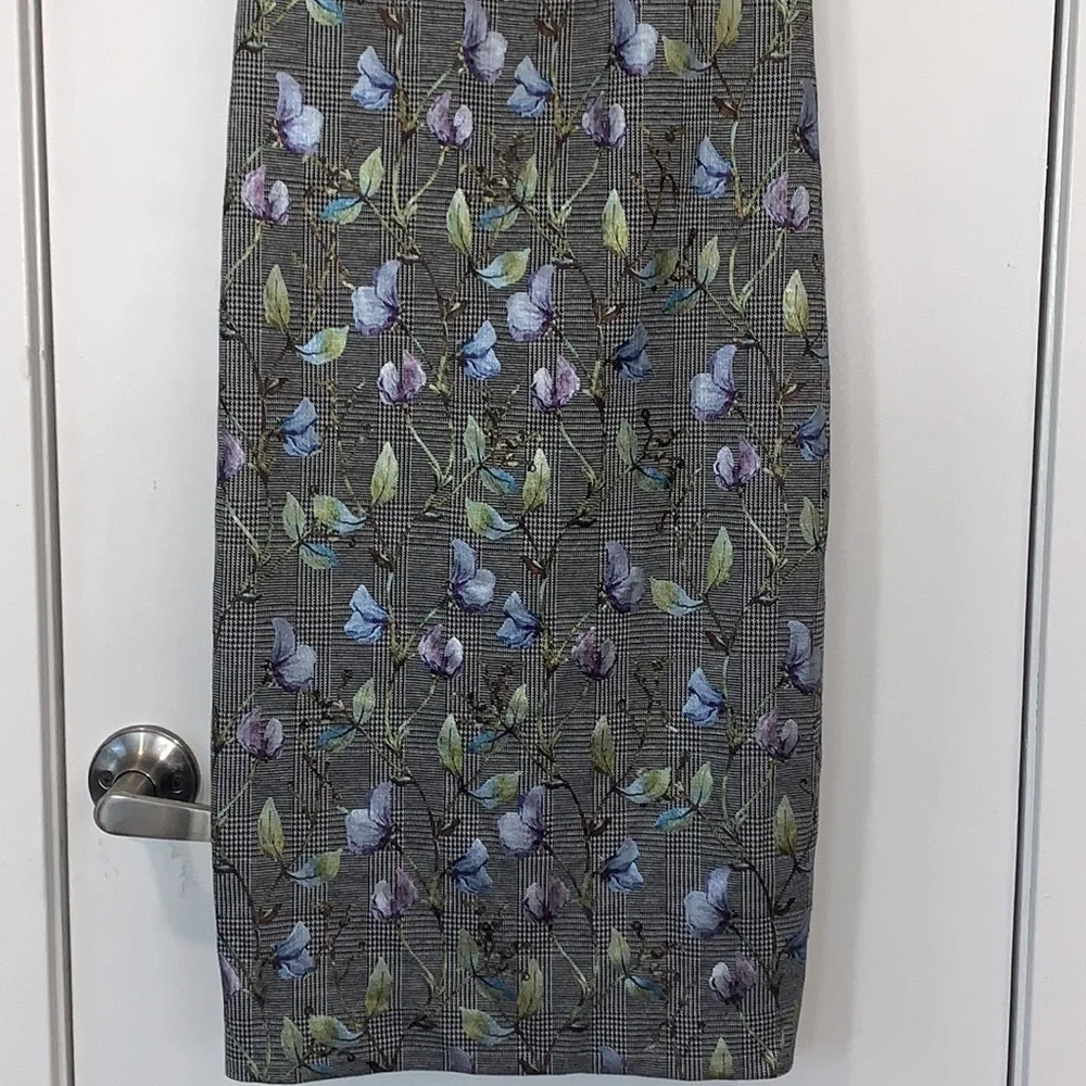 NWOT RACHEL Rachel Roy Jolie Dress Plaid Floral XS - Picture 5 of 11